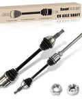 Front CV Axle Shaft Pair For Nissan Altima 2013 2014 2015 2016 2017 2018 2.5L L4 Only Fits Driver And Passenger Side OE Replacement NCV53018 NCV53023 Kit, pair with nuts