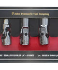 Box of Super Handy Seven Piece 1/4 Inch Drive Flex Socket Set With 6 Point Sae Sockets for Mechanics And DIY Projects