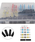 Get These 400 PCS Solder Seal Wire Connectors Heat Shrink Kit For Waterproof Electrical Work in storage case
