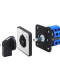 Changeover Switch Universal Rotary Cam Selector Latching Switch 2 Positions 4 Terminals LW26-20 C02-1 660V 20A disassembled view