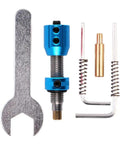 Archery Cushion Plunger And Arrow Rest Set With Ambidextrous Magnetic Rebound For Recurve Bow Blue Switchable For Right Or Left Hand