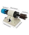 Premium Electric Leather Edge Burnishing Machine With 350W Pure Copper Motor And Cast Iron Build for heavy-duty polishing