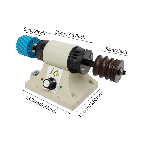 Premium Electric Leather Edge Burnishing Machine With 350W Pure Copper Motor And Cast Iron Build for heavy-duty polishing