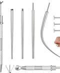 Piercing Taper Ball Grabber Tool Kit For Quick Jewelry Swap With 12G 14G 16G 18G 20G Threadless Insertion Pins And Grippers