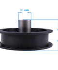 V Idler Pulley Set For John Deere X Series Beefed Up Replacement Kit with measurements shown for reference
