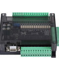 Pro Grade 24V DC PLC Controller Kit, with cable, for industrial automation, programmable logic relay board, front view