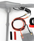 10 Foot 8 AWG Trolling Motor Battery Cable Extension Kit With Ring Terminals For 12V 24V 36V And 48V Systems Heavy Duty