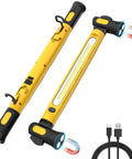 Magnetic LED Work Light Bar With 6000mAh Battery And 3000LM Brightness, Rechargeable, showing USB cable