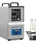 Beast Mode Induction Heater 15KW Water Cooled Industrial Melting Furnace with control panel and accessories included.