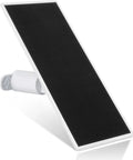 Premium Solar Panel Charger For Google Nest Cam Outdoor Or Indoor, angled view, 3.5W solar panel with rotatable mount