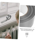 Heavy Duty Duct Tape Sealing Tape for Indoor and Outdoor Use Quick Fix Pipe Leaks and Repairs Base Waterproof Cloth Tape You Can Tear by Hand Sticks Fast and Holds Tough for Household Garage and Outdoor Projects next to a window, roll close-up, and pipe repair demonstration.