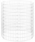 Large Galvanized Steel Garden Composter 39.4 Inch Cylindrical Outdoor Bin for Yard and Patio Backyard Friendly