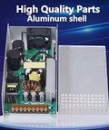 12V 100A 1200W Power Supply Adapter From AC 110V To DC 12V Converter Transformer For Motors, open aluminum casing view
