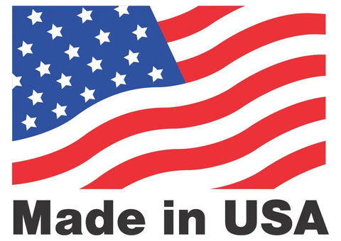 Gate Wall Protector For Indoor Safety Gates, Heavy Duty Bottom Spindle Guard, Made in USA label in red, white, and blue colors