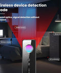 Hidden Camera Detector For Hotels And Travel, 6 Level Sensitivity Wireless RF Sweep, infrared optics detecting devices in a room