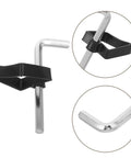 Compact Hex Wrench Set Fits Electronic Piano Stands Perfectly with Socket Sleeve Tool To Prevent Thread Damage And Stop Screws Loosening While Touring Live Gigs For Musicians Who Need Reliable Gear On The Go, aluminum L-key close-up