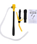 Compact Mingzhe Emergency Fuel Extractor Pump For Gasoline Transfer Handles Kerosene With Ease, Portable siphon tool with hoses.