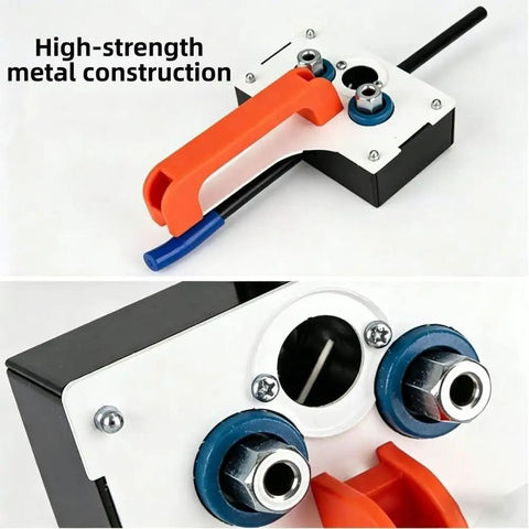 All In One Cable Puller For Electricians And Contractors, Heavy Duty Workhorse With Ergonomic Dual Tone Orange And Black Handles, High Visibility Grip For Reliable Building Wiring Installations, metal cable puller