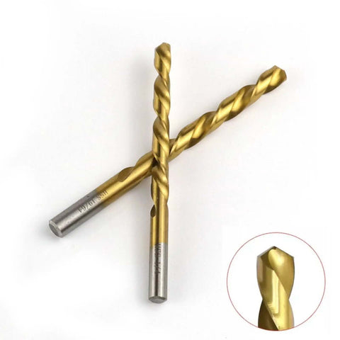 Get This Awesome 15 Piece Bolt Extractor Kit To Fix Broken Screws And Bolts Fast, Featuring Left Hand Drill Bits With Five Sizes Plus Backup Bits For Any Tough Job, gold HSS drill bits