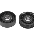 Fauitay Drive Belt Idler Pulley Set 2 Pcs, durable metal and ABS, designed for Fairlane AU BA BF NF NL, smooth quiet operation.