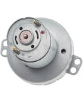 Hottest Micro DC Gear Motor For Robotics Projects, Reliable 12-24V High Torque Deceleration Drive view from above with terminals.