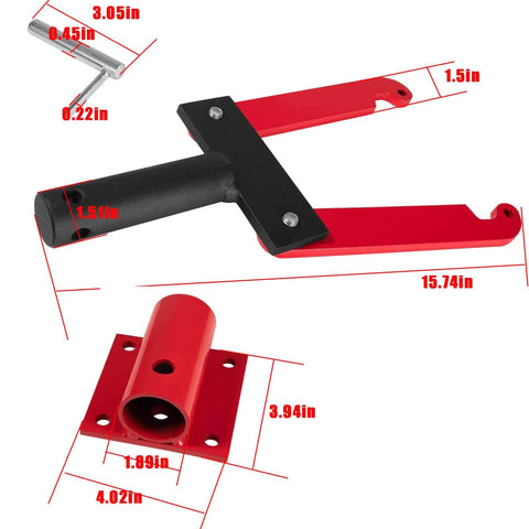 Beefy Heavy Duty Transmission And Small Engine Holding Fixture Tool With Base For Ford And Chrysler Transmissions parts view