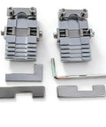 Universal Key Clamping Fixture With Storage Box For Key Cutting Machines Chrome Plated Precision Machined Clamp components