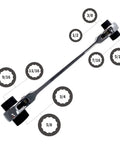 8 In 1 Ratcheting Wrench Set With Double Box End And 12 Point SAE CR-V Build Includes various sizes for auto home garage use