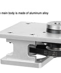 Heavy Duty Hollow Rotary Actuator With Top Shelf Accuracy Rotating Platform For 86 Stepper Motor Adjustable Belt Tension Quick Install Setup Runs Smooth Positioning Industrial Grade aluminum body with belt tension mechanism.