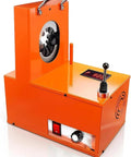 Heavy Duty Electric Hydraulic Hose Crimper For Car A/C Piping 1200W Power, orange body, front view, compact design.