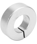 Six Piece Lightweight Aluminum Alloy Shaft Collar Set Clamping Lock Rings To Fix Shafts And Bits With Anti Rust Coating Good For Garage And Workshops Where Stability Matters Most This Quality Kit Keeps Hardware Locked Firm Without Loosening Giving Safe, single silver aluminum shaft collar ring with split clamp