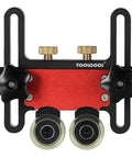 Heavy Duty Bearing Roller Featherboards For Table Saw Router Table Band Saw Push Fence Jig with two roller wheels and adjustable knobs.
