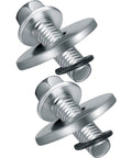 Three Quarter Inch Go Kart Clutch Bolt Kit With Engine Clutch And Lock Washer For Minibike And Kart Engine Ten Or Twelve Tooth Replacement Sets Keep Your Ride Shifting Smoothly And Ready To Rumble, stainless steel bolts with washers.