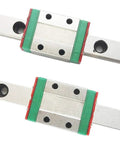 600mm Linear Guide Rail Set With MGN9H Blocks, 9mm Wide Rails, 20mm Pitch, 2 Rails And 2 Blocks For 3D Printers And CNC Machines