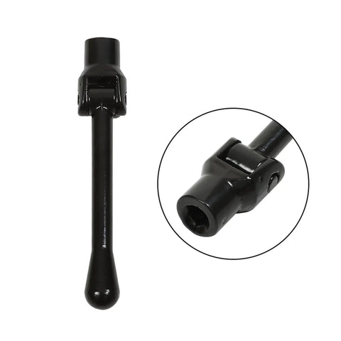 Badass 2 Inch Mill Vise Featuring A Smooth 360 Degree Swivel Base Built Tough As Nails Using Premium Cast Iron Construction For Shop Floor Clamping Tasks, showing a black handle and swivel joint.