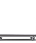 Hella Tough Heavy Duty Steel Casters Rock Solid Rolling Cart Wheels For Tool Boxes And Shop Benches Set Of Four with swivel design.