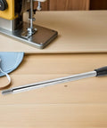 Three Pack M8x200 Bench Drill Handles with Bakelite Grip for lathe milling and grinding machines beside a workbench
