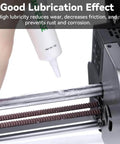 Applying lubricant grease to Ender 3 printer rail to enhance performance. Thermal Grease And Lubricant Grease For Ender 3 Series 3D Printers.