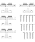 4 Pack Door Ball Cabinet Catches Latch In Copper, Heavy Duty Tension Door Hardware with screws shown