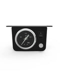 Air Gauge Control Kit With Paddle And Air Fittings For Air Bag Suspension, 0-200 PSI Range, in-cabin mounted with button and gauge