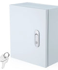 Heavy Duty Wall Mount Stainless Steel Electrical Junction Box Weatherproof Outdoor Power Distribution Enclosure Beefy Thickened Metal Cabinet