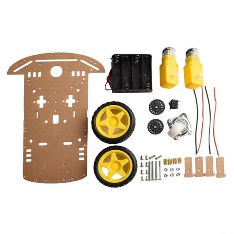 Smart Robot Car Kit With Two Wheel Drive Chassis Speed Encoder And DC Gear Motors One To Forty Eight Great For DIY Arduino Learning Platform
