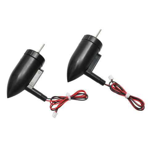 Beefy Underwater Thruster Pair 5 to 12V With 13000 RPM Brushed 390 Motors featuring compact black design for RC submarines and drones