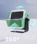 Compact Rechargeable Solder Fume Extractor And Mini Solder Fan With Bright Led Spotlight Hella Smooth Operation For Phone Circuit Fixes No Sweat Portable Smoke Absorber, 360-degree airflow, green color, modern design.