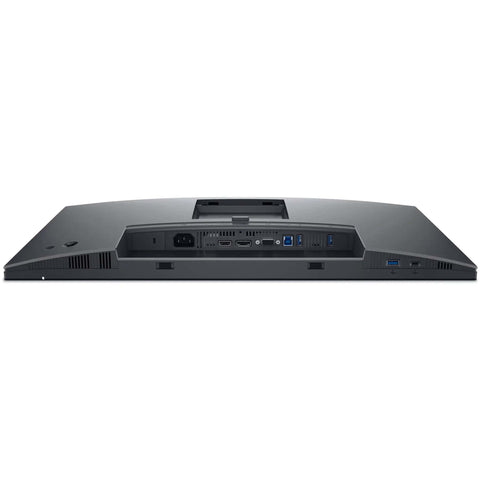 Back view of Pro 24 Plus 24 Inch FHD IPS Monitor with DisplayPort, HDMI, USB ports, VESA mount compatibility in black silver design.