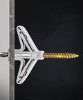 400Pcs Self Drilling Wall Anchors Kit with butterfly nylon expansion design and internal threads for drywall mounting