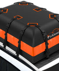 Rooftop Cargo Carrier Roof Bag Waterproof For All Vehicle Tops With Or Without Rack on vehicle top view