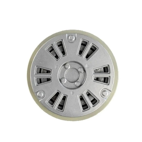 Top view of Magnetic Powder Brake FZ50A1 5Kg Single Axis Beefy Alloy Frame with vented design for heat dissipation.