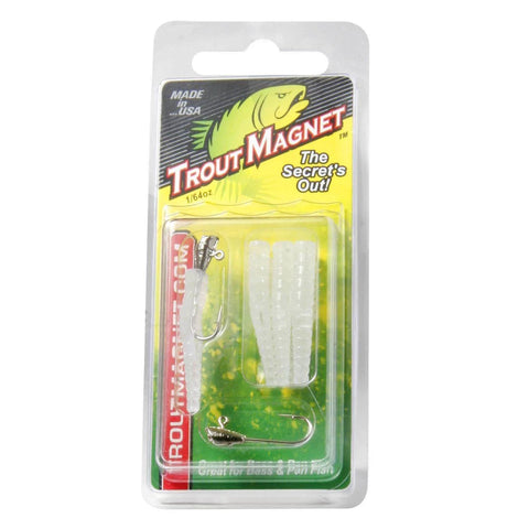 Glow In The Dark Trout Magnet Lure With Shad Dart Head And Split Tail Grub For Horizontal Fall Perfect For Freshwater Trout And Panfish