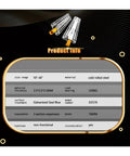 Product info for Full Extension Ball Bearing Drawer Slides Featuring Soft Close Technology, cold rolled steel, 10"-40" size range.